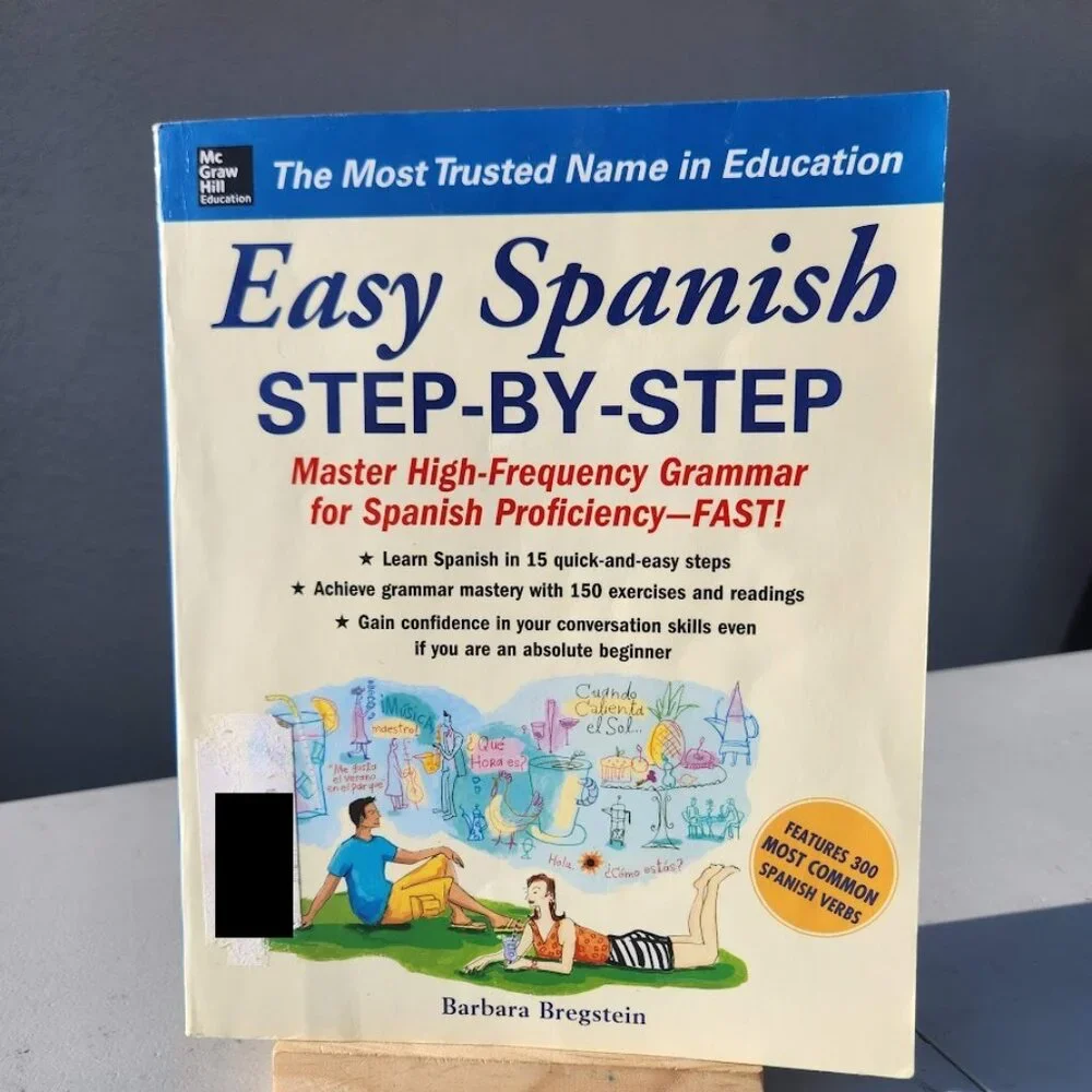 Learn Spanish Book Easy Spanish Step-By-Step Master High-frequency Grammar for S